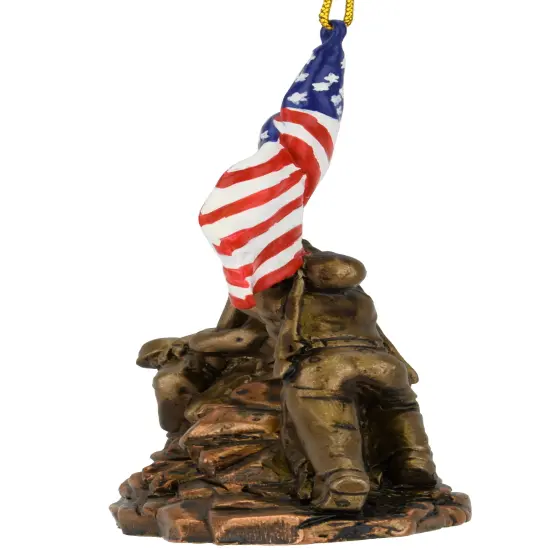 US Marine Corps War Memorial Iwo Jima Statue Christmas Ornament {5}