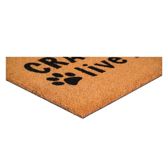 108781729 Crazy Dogs Live Here Doormat {4}