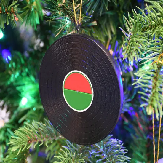 Tree Buddees Personalizable Record Turntable Music Christmas Ornament {3}