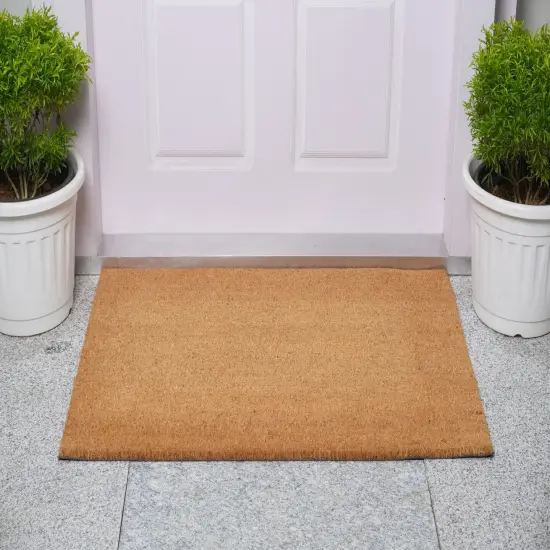 Natural Coir with Vinyl backing Doormat {5}