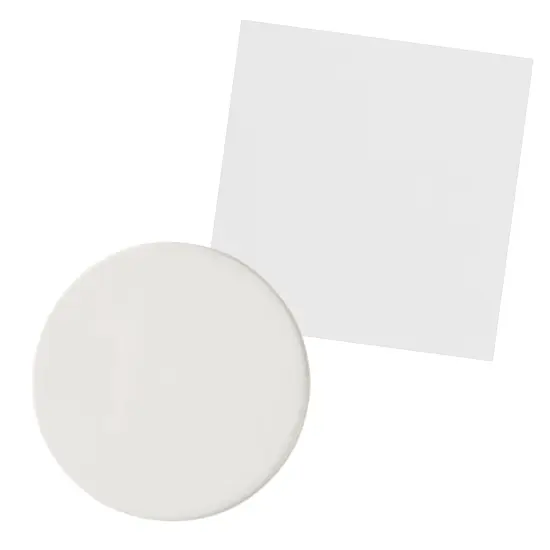 Precut Butcher Paper Sheets for Sublimation & Heat Press Crafts, (X-Large, 4.75 in x 4.75 in), White, Uncoated {6}