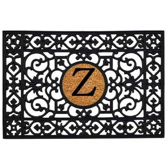 Rubber Monogram Insert Doormat {2}