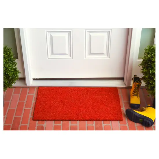 Collins Red Pastel Doormat {3}
