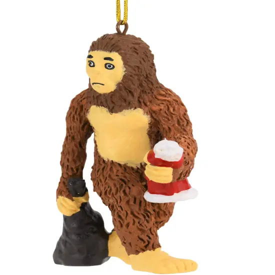 Bigfoot-Yeti Sasquatch Christmas Ornament {2}