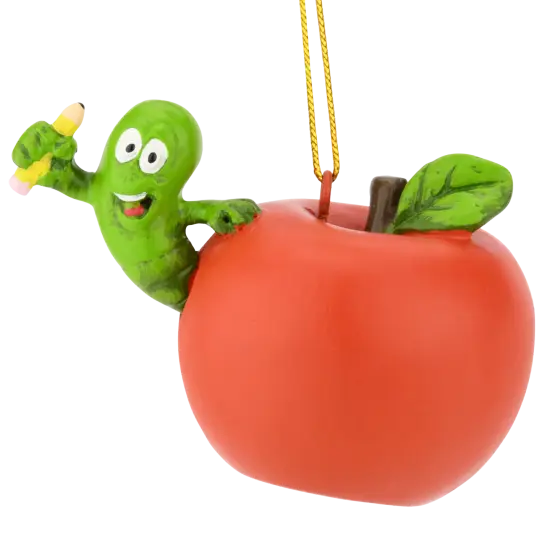 Tree Buddees Teacher's Apple School Teaching Christmas Ornament {1}