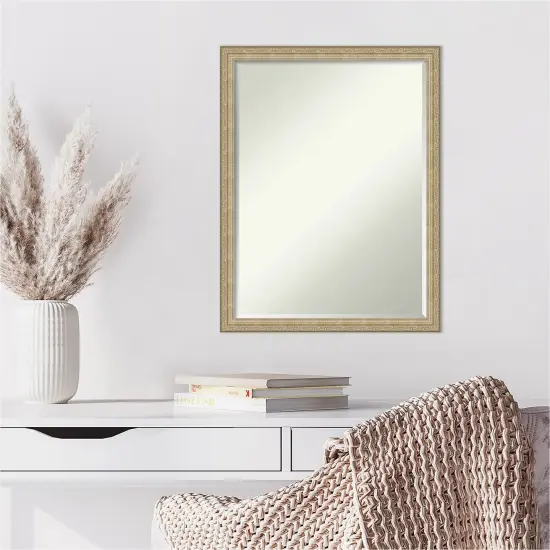 Petite Bevel Wall Mirror, Paris Champagne Frame {6}