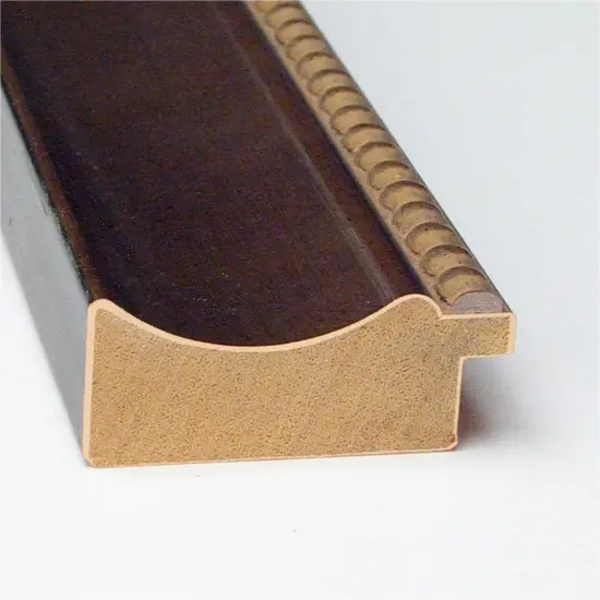 Petite Bevel Wood Wall Mirror, Manhattan Bronze Narrow Frame {2}