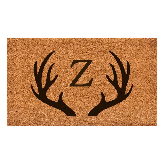 Antler Monogram Doormat {3}