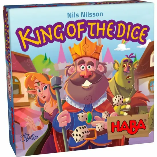 HABA King of The Dice - A Tricky Skill and Luck Competition Game for Ages 8 Years and Up (Made in Germany) Multicolor {1}