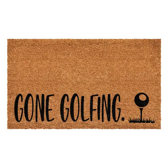 Gone Golfing Doormat {1}