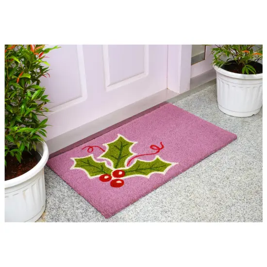 Holly Berry Doormat {3}