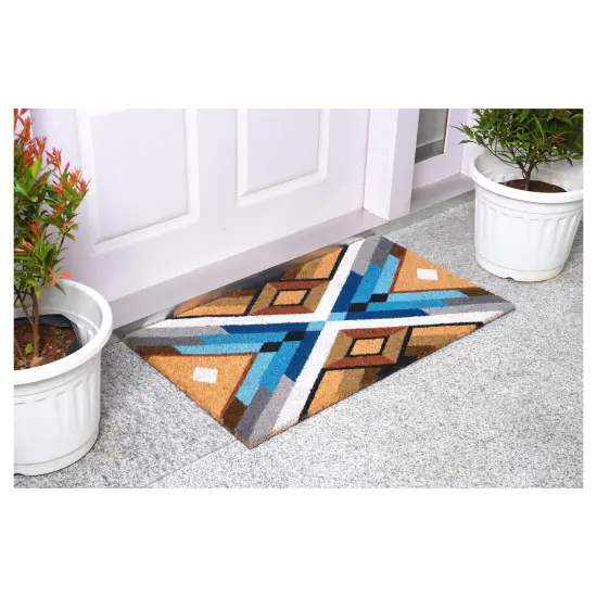 Brixon Geometric Doormat {2}