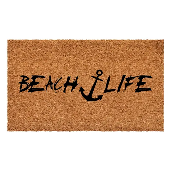 108541729 Beach Life Anchor Doormat {1}