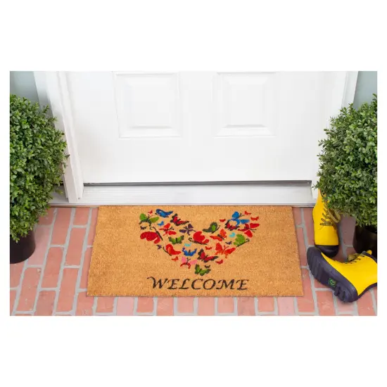 Butterfly Welcome Doormat {3}