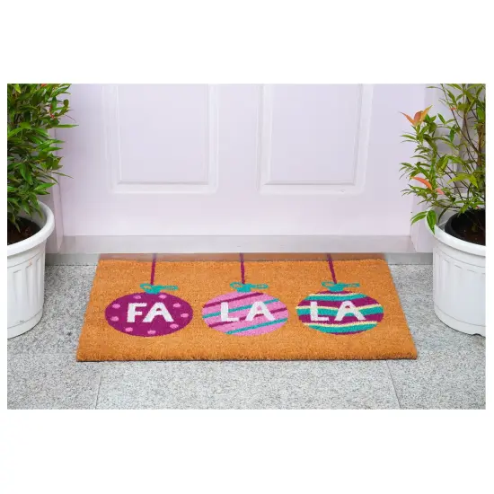 Fa La La Doormat {3}