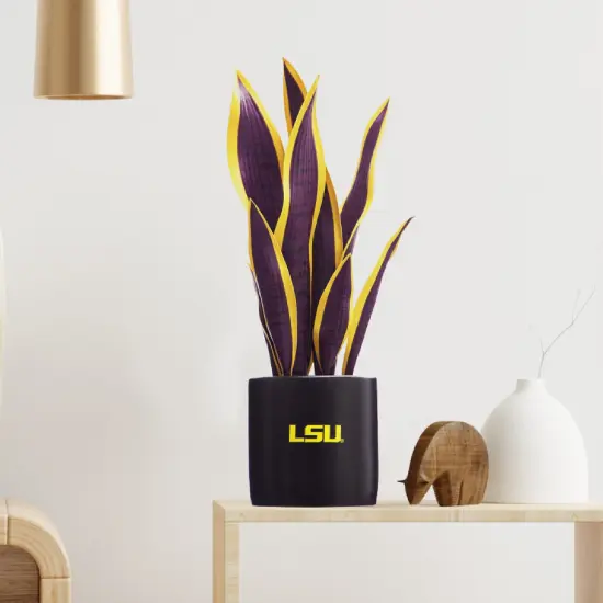 LSU Snake Plant, LSU Faux Snake Plant, LSU Gifts for Men, LSU Gifts for Women, LSU Gifts, Louisiana University Decorations, Office Accessories for Men, Desk Sets and Accessories for Women {3}