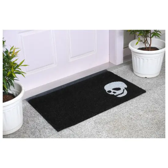 White Skull Doormat {3}