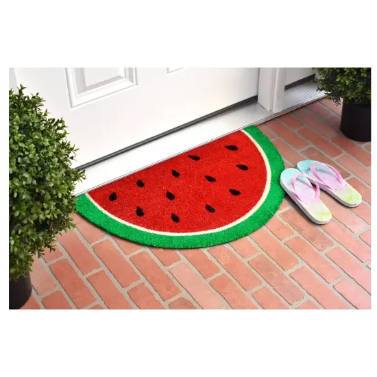 Watermelon Slice Doormat {3}