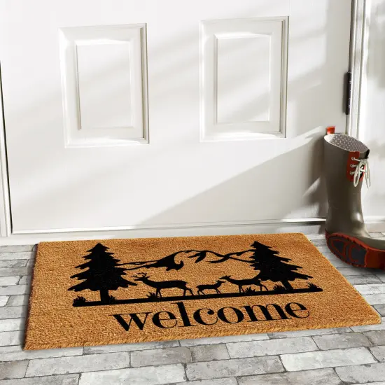 Rocky Mountain Welcome Doormat {2}