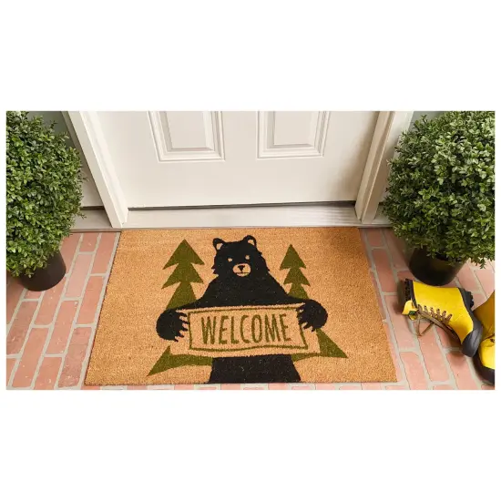 122261729 Bear Greeting Doormat {3}