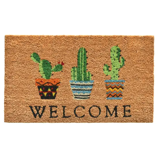 104051729 Cactus Welcome Doormat {1}