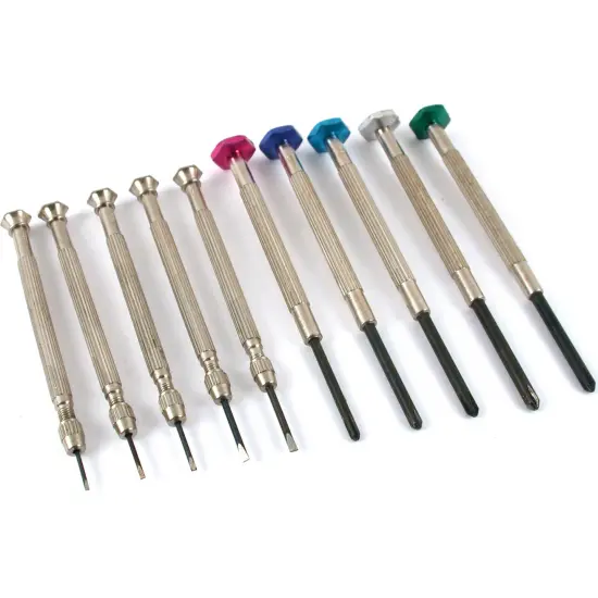 10 Precision Screwdrivers Watchmakers Optical Tools {1}