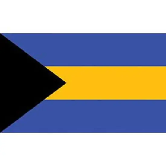 Bahamas Flag On A Stick 12" x 18" {1}