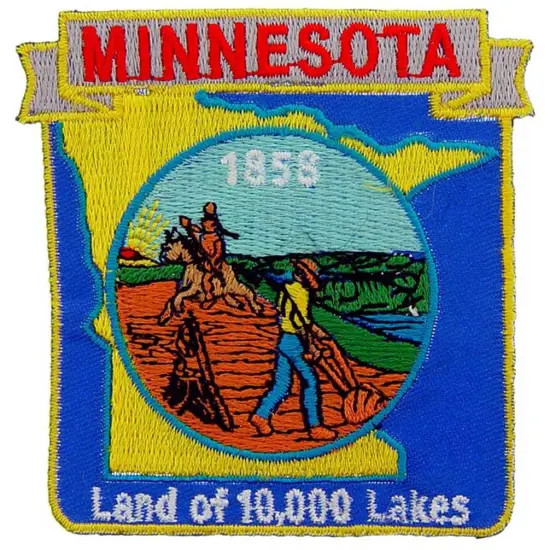 Minnesota State Map Patch 3" {1}
