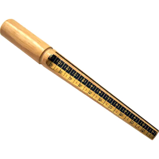 Jewelers Wood Ring Mandrel Sizing Stick Finger Sizer {3}