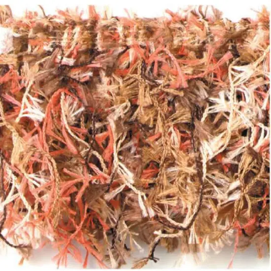 5 yards of Hairy Gimp Trim Cinnamon Multi {1}