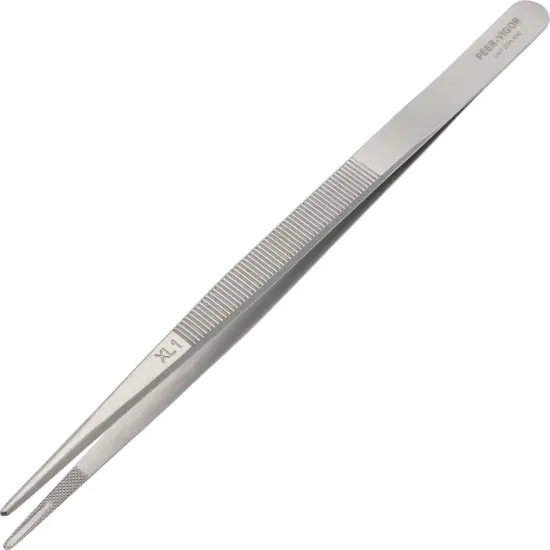PEER Vigor Diamond Tweezer Extra Large Round Points Inside Groove {1}