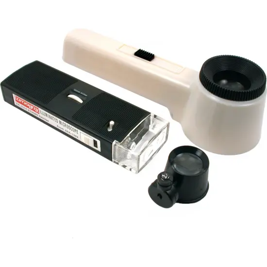 10X Loupe Illuminated Magnifier Microscope 60X to 100X {1}