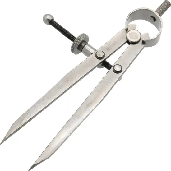 Machinist Measuring Tool Divider Caliper 6" & Jewelers Drill Press Center Finder {6}