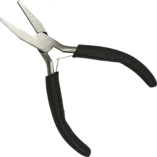 SE LF08 Professional Quality Mini Flat Nose Plier, Black {3}