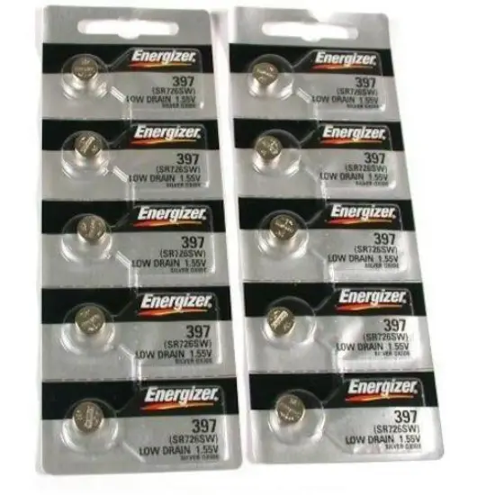 10 396 / 397 Energizer Watch Batteries SR726SW SR726W {1}