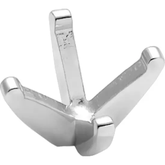 14K White Gold 4 Prong Short Peg Head Round Setting 0.5ct 5.2mm {1}