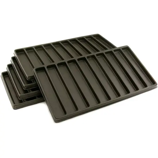 5 Watch & Bracelet Travel Tray Black Display 10 Slot {1}