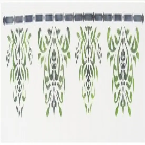 Damask Side Cake Stencil Side | C129T by Designer Stencils | Cake Decorating Tools | Baking Stencils for Royal Icing, Airbrush, Dusting Powder | Reusable Plastic Food Grade Stencil for Cakes | Easy to Use & Clean Cake Stencil {2}