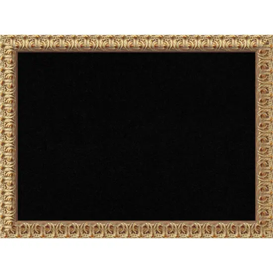 Cork Board, Florentine Gold Wood Frame - Bulletin Board, Organization Board, Pin Board White Cork {7}