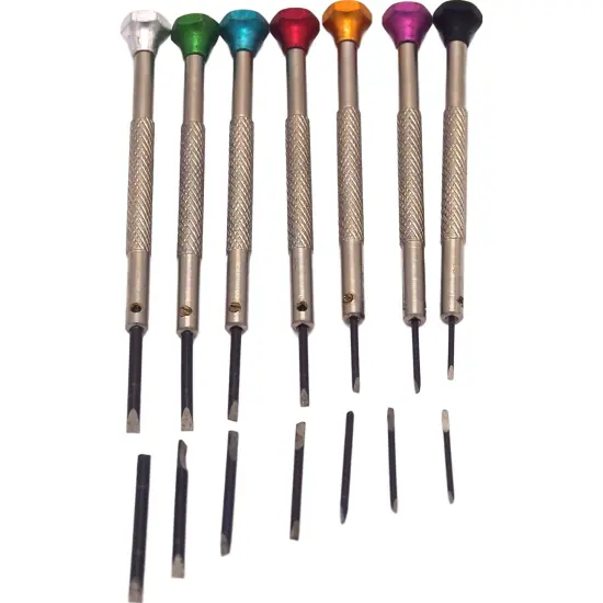 28 Screwdriver Set Watch Optical Euro Tool Screw Link {3}