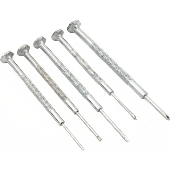 5 Precision Phillips Slotted Screwdrivers Watchmakers {1}