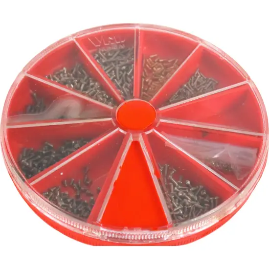 Assorted Watch Eyeglass Repair Tool Parts Screws 1000Pcs {1}