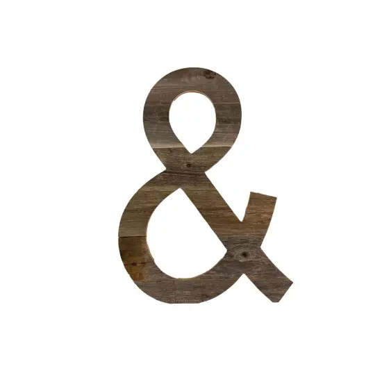Rustic Farmhouse Large 16" Decorative Monogram Wood Letter {1}