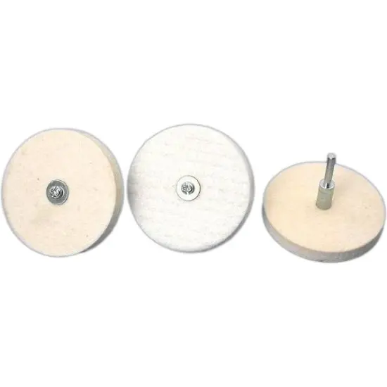 3 Buffing Wheels Jewelry Felt Polishing Machine Tools {1}