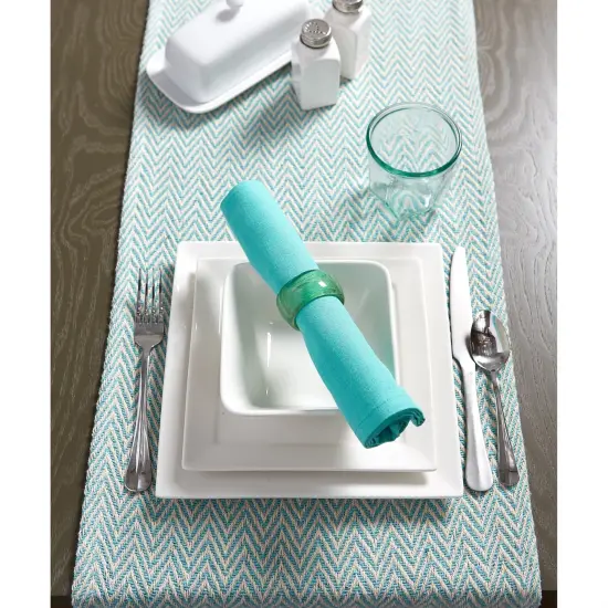 DII Artichoke Green Braided Stripe Table Runner 15x72 {6}