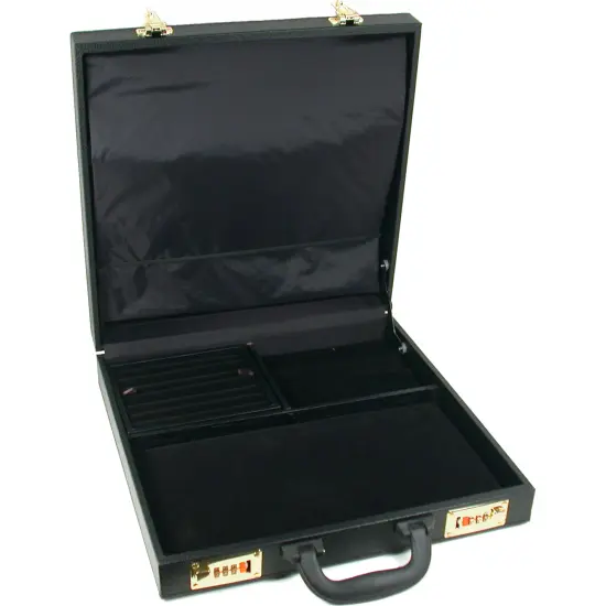 Large Jewelry Travel Attache Presentation Display Case {2}