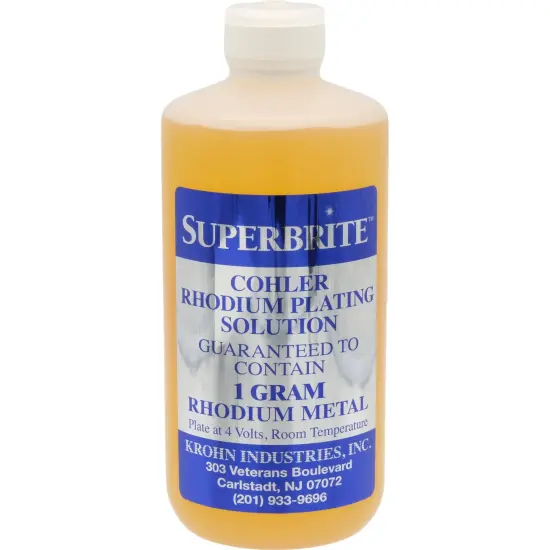 SuperBrite Rhodium Plating Solution 1 Gram Metal Professional Jewelers Tool {1}