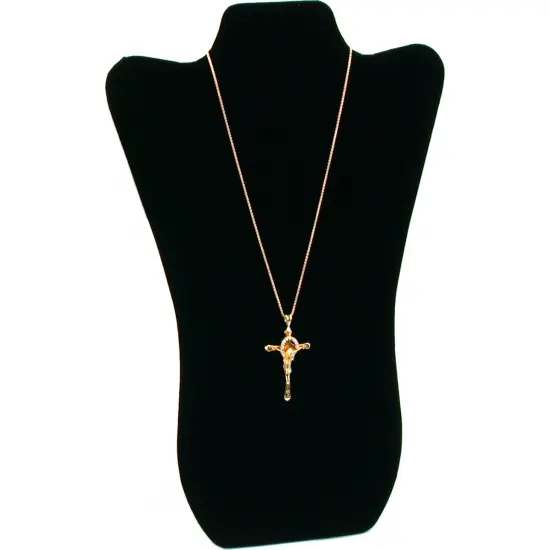 2 Tall Curved Necklace Easel Display Black & White 14" {4}