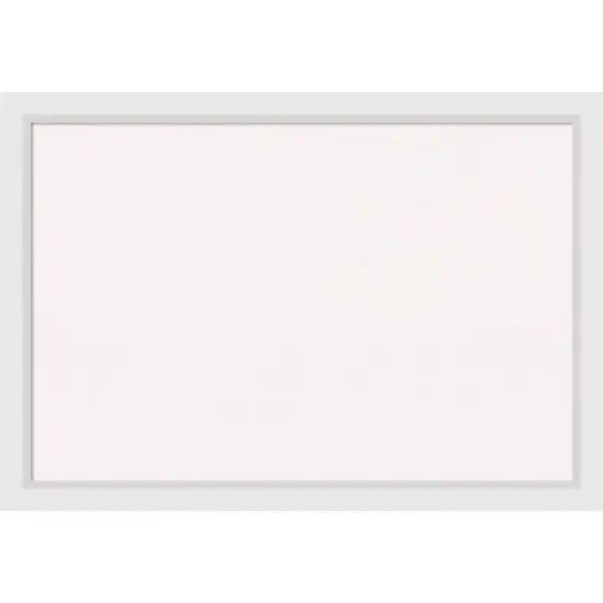 Cork Board, Blanco White Wood Frame - Bulletin Board, Organization Board, Pin Board White Cork {1}