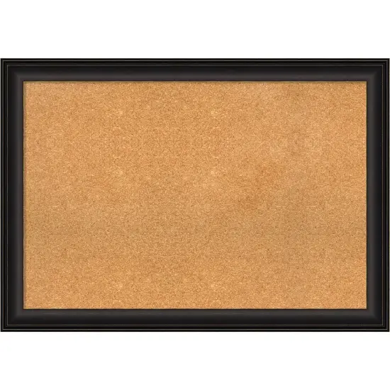 Cork Board, Trio Oil Rubbed Bronze Frame - Bulletin Board, Organization Board, Pin Board {1}